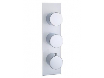 Mitigeur thermostatique encastré mural