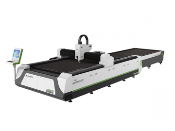 Machine de découpe laser fibre avec Tables alternantes CMO1530-H-A