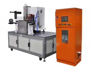 Machine de soudage à la molette pour bande de cuivre-argent