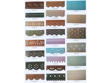 Exemples de motifs en dentelle