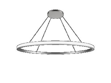 Luminaire linéaire LED rond de plafond  AS3535-15W360