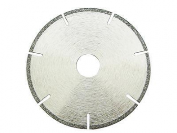 Disque diamant électrodéposé segmenté