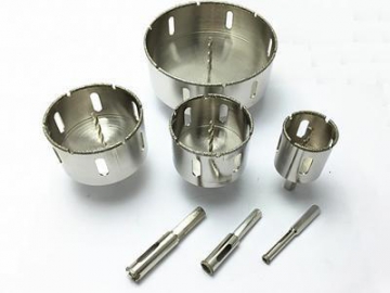 Trépan diamant électrodéposé