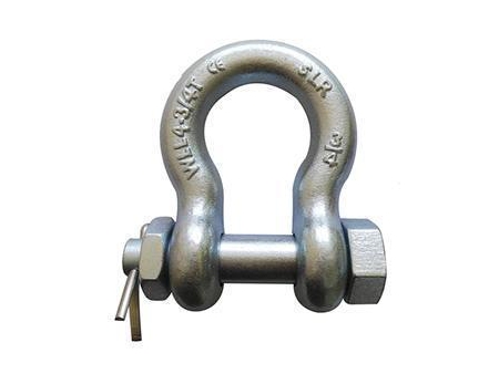 Manille lyre forgée avec boulon de sécurité