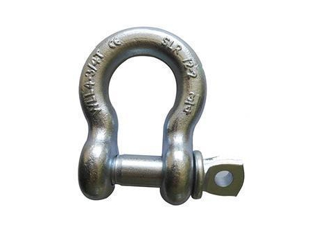 Manille lyre forgée avec boulon de sécurité