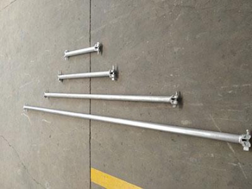 Barre horizontale pour échafaudage