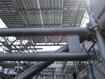 Double barre pour échafaudage