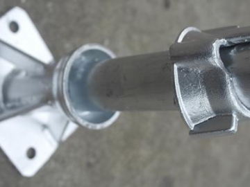 Vérin d'échafaudage ajustable