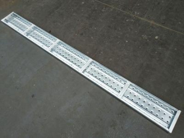 Plancher d'échafaudage en acier