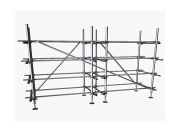 Système de tubes & attaches pour échafaudage