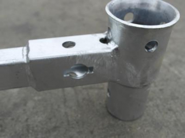 Barre horizontale échafaudage C60