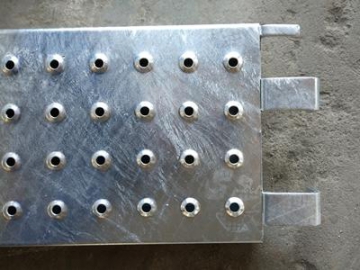 Plancher acier échafaudage QES