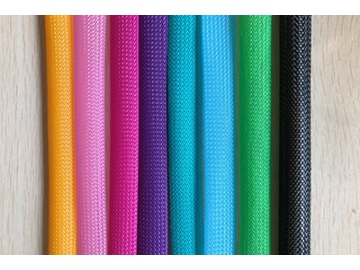 Gaine tressée extensible en PET