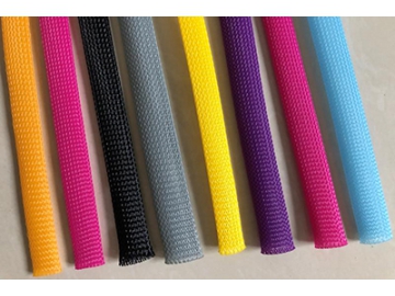 Gaine tressée extensible en PET