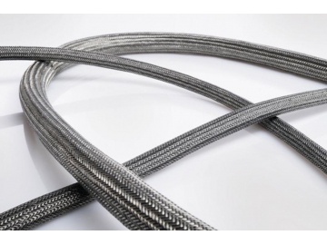 Gaine tressée de protection électromagnétique
