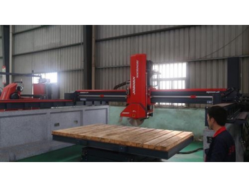 Débiteuse à pont CNC pour pierre