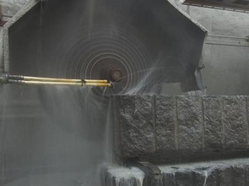 Scie à pont pour blocs de pierre, marbre ou granite