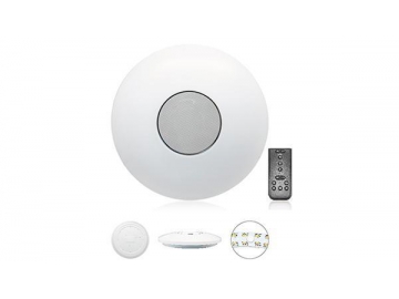 Plafonnier LED avec Haut-parleur Bluetooth