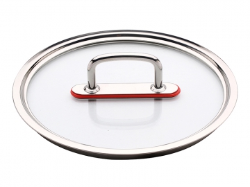 Casserole et marmite en acier inoxydable - avec couvercle en verre