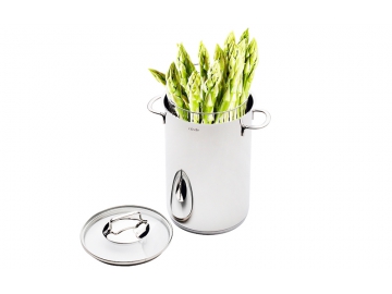 Cuiseur à asperges en acier inoxydable