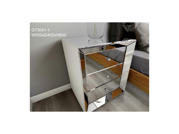 Table Console Miroir En Verre Palazzo INT – Style Glamour, Laiton Antique