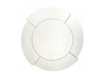 Miroir rond avec cadre pour salle de bain