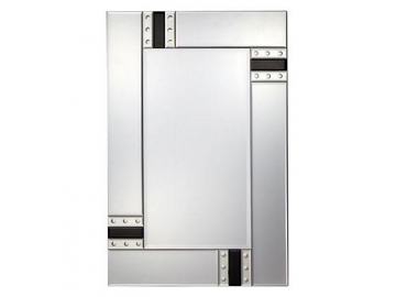 Miroir mural rectangulaire avec cadre MDF
