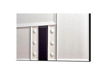 Miroir mural rectangulaire avec cadre MDF
