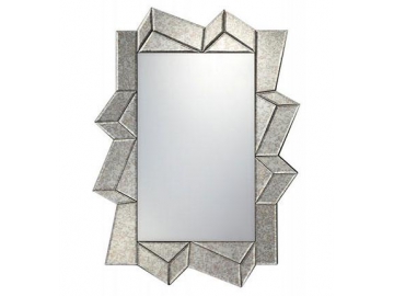 Miroir mural rectangulaire avec cadre MDF