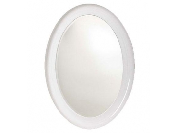 Miroir mural ovale avec cadre