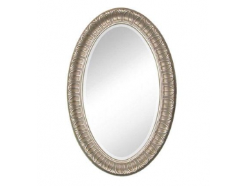 Miroir mural ovale avec cadre