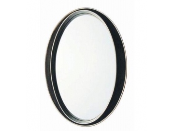 Miroir mural ovale avec cadre