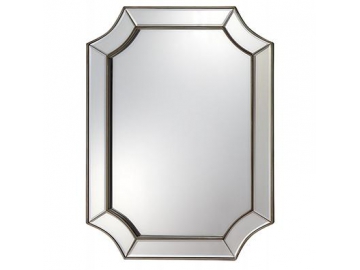 Miroir en verre avec cadre en fibre de verre