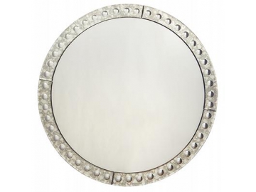 Miroir en verre avec cadre en fibre de verre
