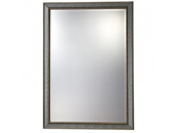 Miroir rectangulaire en verre cadre en bois