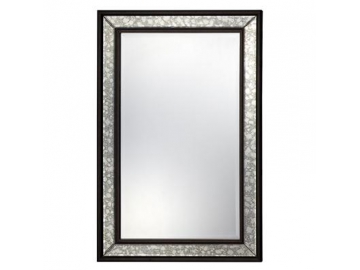 Miroir rectangulaire en verre cadre en polystyrène