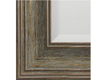 Miroir rectangulaire cadre en polystyrène
