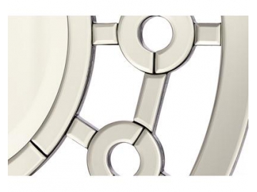 Miroir rond en verre cadre MDF - pour chambre à coucher