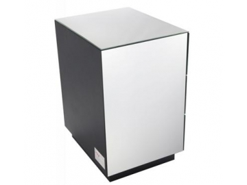 Table de chevet miroir