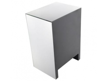 Table de chevet miroir