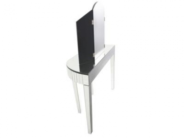 Coiffeuse en verre miroir