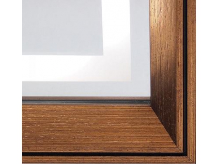 Miroir avec cadre et lumière LED