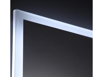 Miroir avec rétro-éclairage LED sans cadre