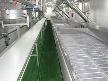 Système de surgélation des produits de volaille