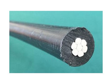 Câble isolé conducteur en aluminium 25kV