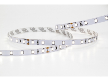 Ruban LED SMD 2835 d’intérieur blanc chaud IP20 haute efficacité
