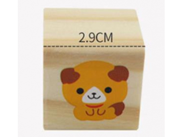 Blocs de construction en bois pour enfants