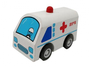 Voiture/Bus scolaire/Taxi/Véhicule de police en bois