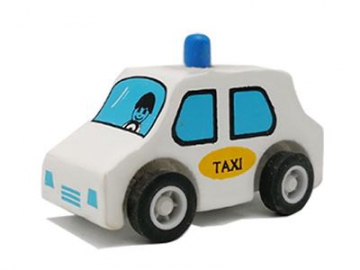 Voiture/Bus scolaire/Taxi/Véhicule de police en bois