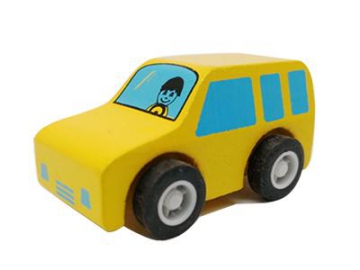 Voiture/Bus scolaire/Taxi/Véhicule de police en bois